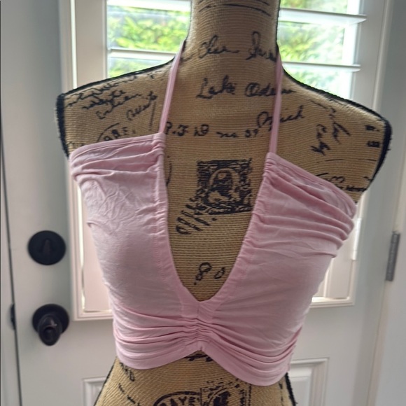 Pink Halter Top - Picture 2 of 4